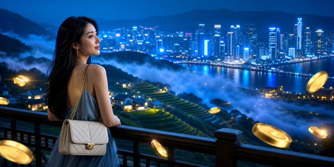 Người phụ nữ Việt Nam cầm phong bì đỏ may mắn tại vùng núi Sapa trong không khí lễ hội